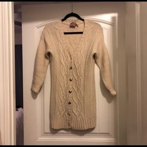 Juicy Couture Wool/ Cashmere Cardigan